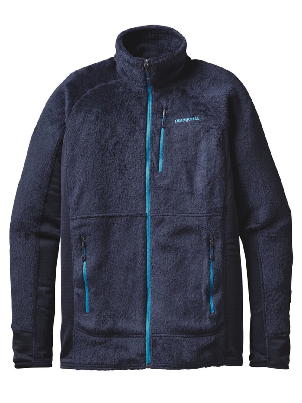 Patagonia R2 Regulator Polartec Fleece Jacket Hybrid Deep Pile Full Zip Blue L